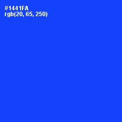#1441FA - Blue Ribbon Color Image