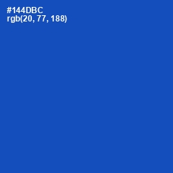 #144DBC - Tory Blue Color Image