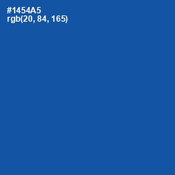 #1454A5 - Tory Blue Color Image