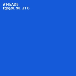 #145AD9 - Science Blue Color Image