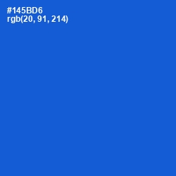 #145BD6 - Science Blue Color Image