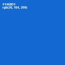#1468D1 - Science Blue Color Image