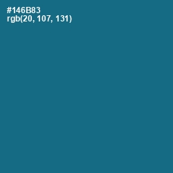 #146B83 - Blue Lagoon Color Image