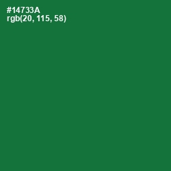 #14733A - Fun Green Color Image