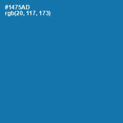 #1475AD - Deep Cerulean Color Image