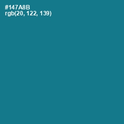 #147A8B - Blue Lagoon Color Image