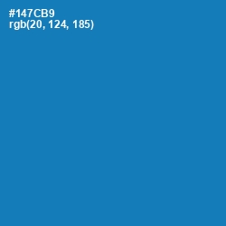 #147CB9 - Deep Cerulean Color Image