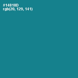 #14818D - Blue Chill Color Image