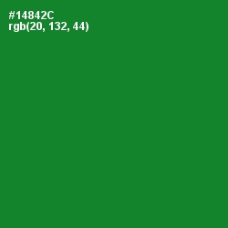 #14842C - Forest Green Color Image
