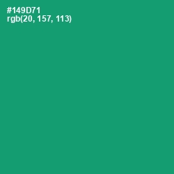 #149D71 - Elf Green Color Image