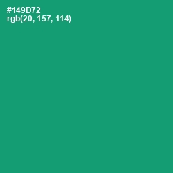 #149D72 - Elf Green Color Image