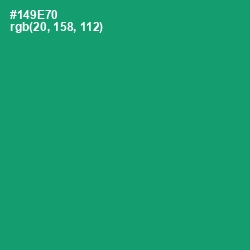 #149E70 - Elf Green Color Image
