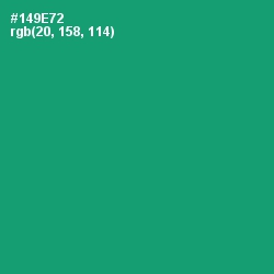 #149E72 - Elf Green Color Image