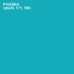 #14ABBA - Eastern Blue Color Image