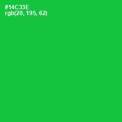 #14C33E - Green Color Image