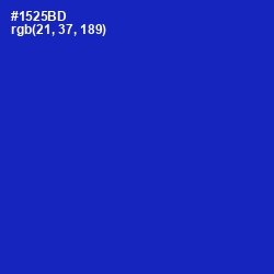 #1525BD - Persian Blue Color Image