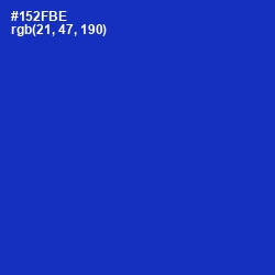 #152FBE - Persian Blue Color Image