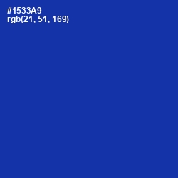 #1533A9 - Persian Blue Color Image