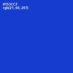 #153CCF - Dark Blue Color Image