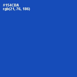 #154CBA - Tory Blue Color Image