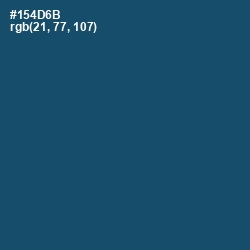 #154D6B - Chathams Blue Color Image