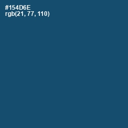 #154D6E - Chathams Blue Color Image