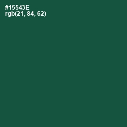 #15543E - Te Papa Green Color Image