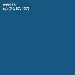 #15577F - Chathams Blue Color Image