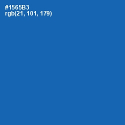 #1565B3 - Denim Color Image