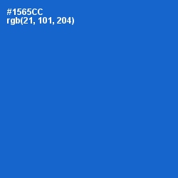 #1565CC - Science Blue Color Image