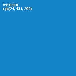#1583C8 - Pacific Blue Color Image