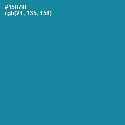 #15879E - Blue Chill Color Image