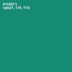 #158B73 - Elf Green Color Image