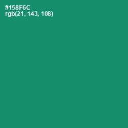 #158F6C - Elf Green Color Image