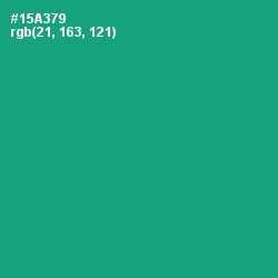 #15A379 - Jade Color Image