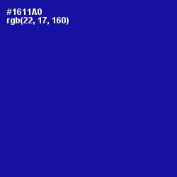 #1611A0 - Ultramarine Color Image