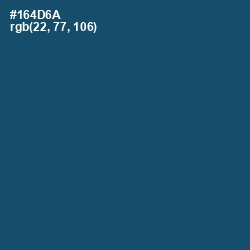 #164D6A - Chathams Blue Color Image