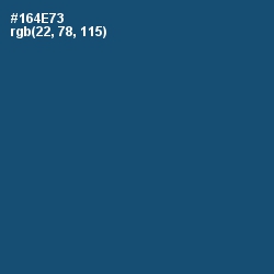 #164E73 - Chathams Blue Color Image