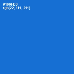 #166FD3 - Science Blue Color Image