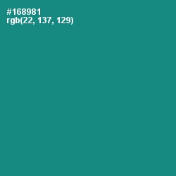 #168981 - Blue Chill Color Image