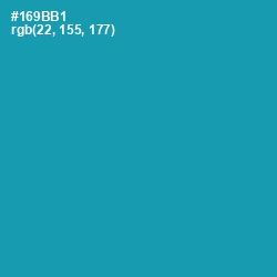 #169BB1 - Eastern Blue Color Image