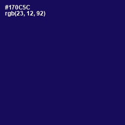 #170C5C - Gulf Blue Color Image