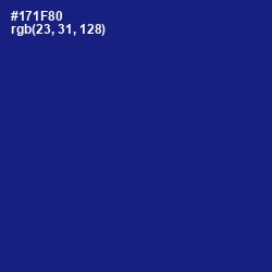 #171F80 - Ultramarine Color Image