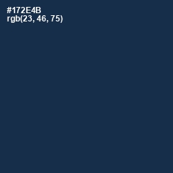 #172E4B - Blue Zodiac Color Image