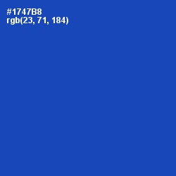 #1747B8 - Tory Blue Color Image