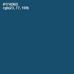 #174D6D - Chathams Blue Color Image