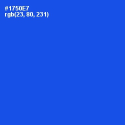 #1750E7 - Blue Ribbon Color Image