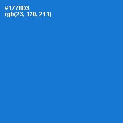 #1778D3 - Lochmara Color Image