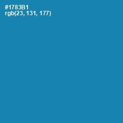 #1783B1 - Eastern Blue Color Image