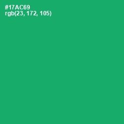 #17AC69 - Jade Color Image